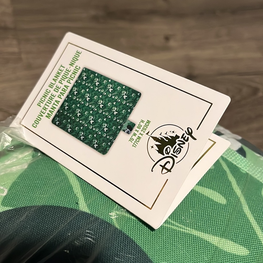 NWT Disney green picnic blanket - Picture 4 of 4